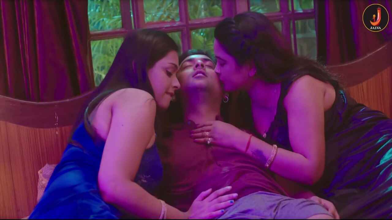 Gharwali Baharwali 2024 Jalva App Hindi XXX Web Series Ep 2
